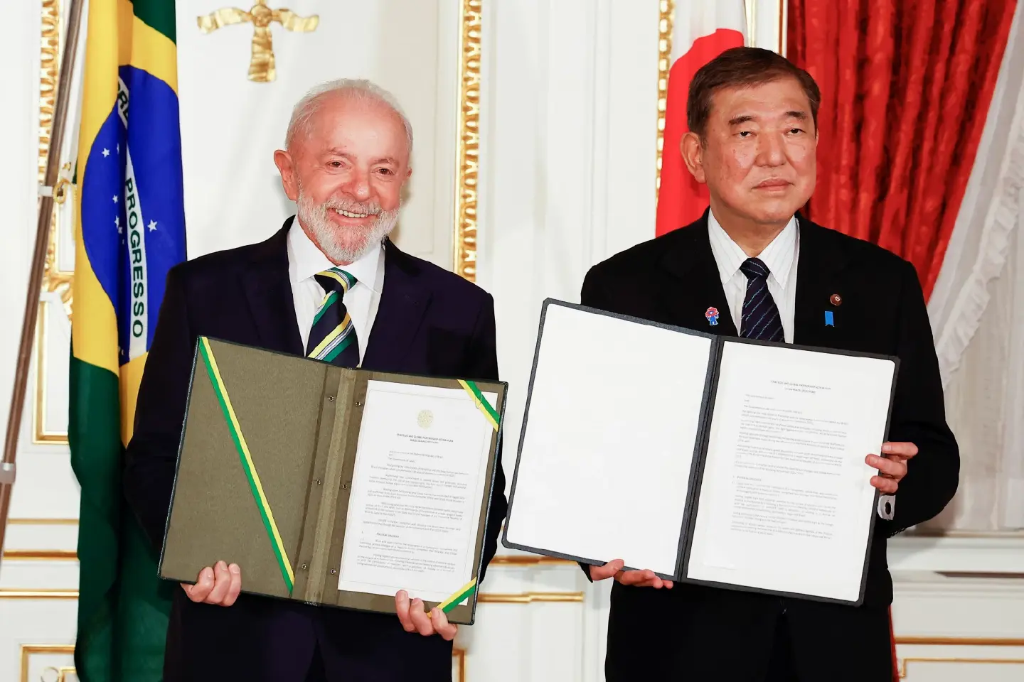 Ishiba, Lula agree on mutual visits