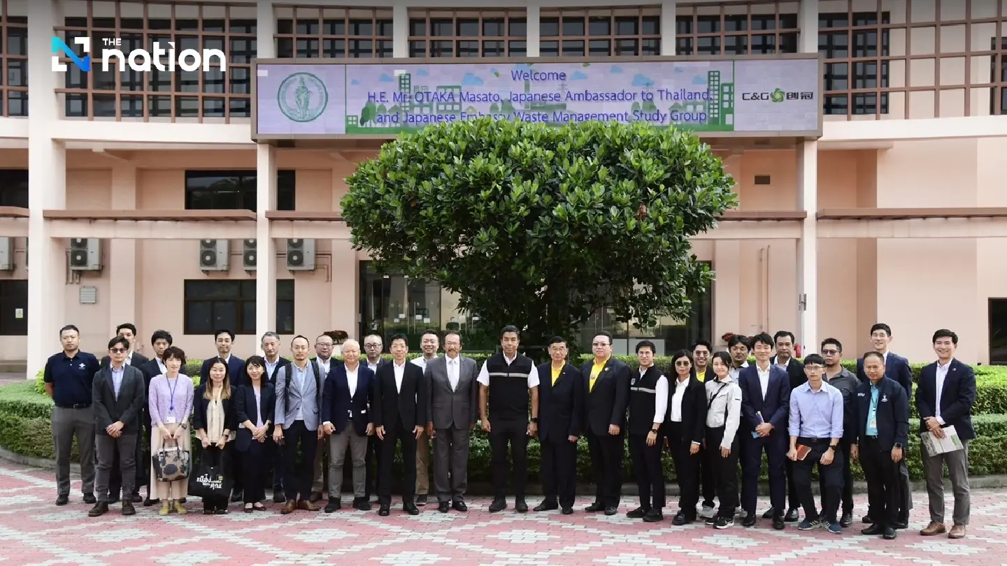 Japanese Delegation Tours Nong Khaem Waste Facility