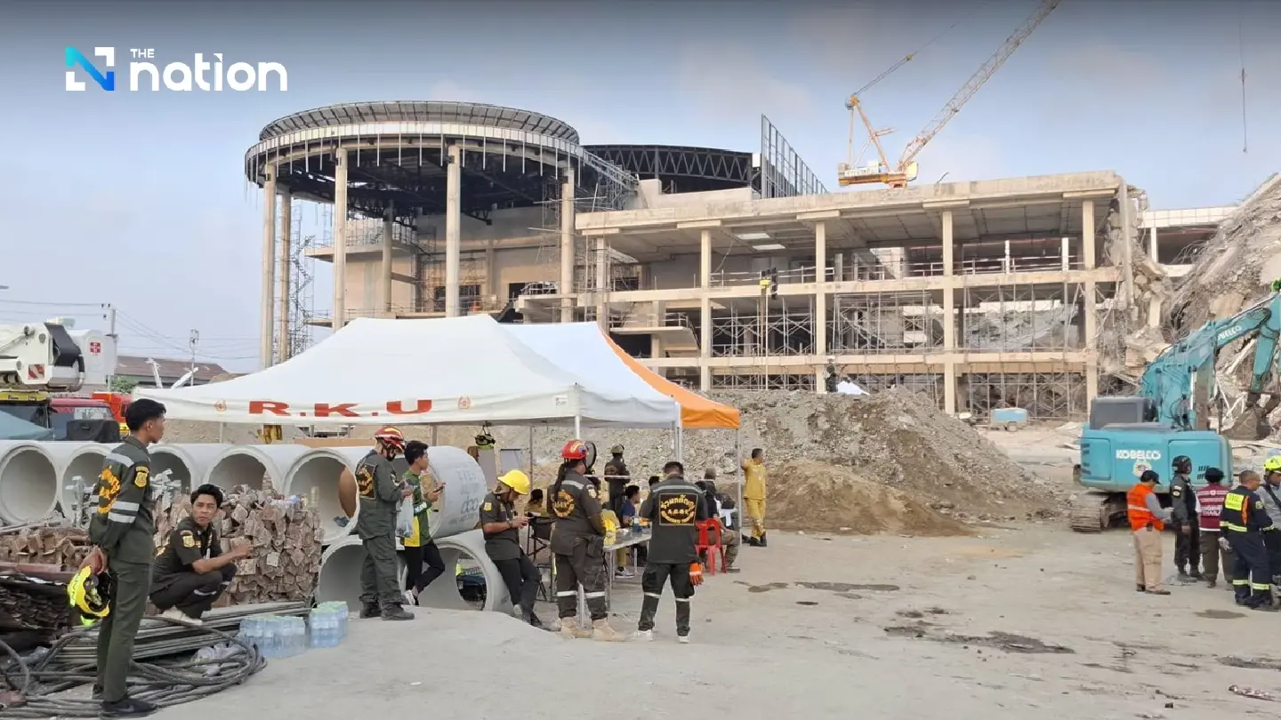 Chatuchak Collapse: 15 Life Signs Detected, Rescue Operation Intensifies Amidst Debris Challenge