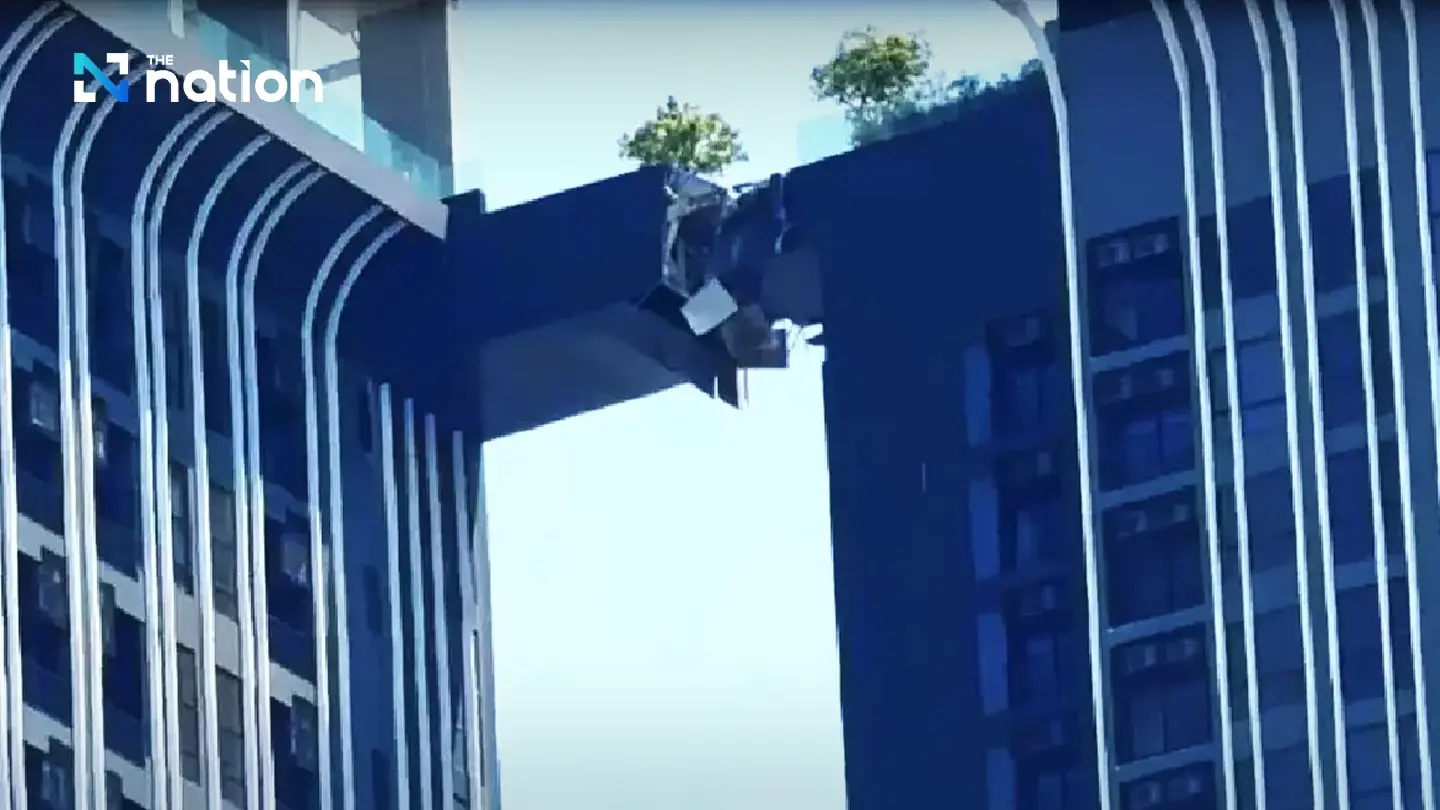 Bridge collapses at Bangkok luxury condo after Myanmar earthquake