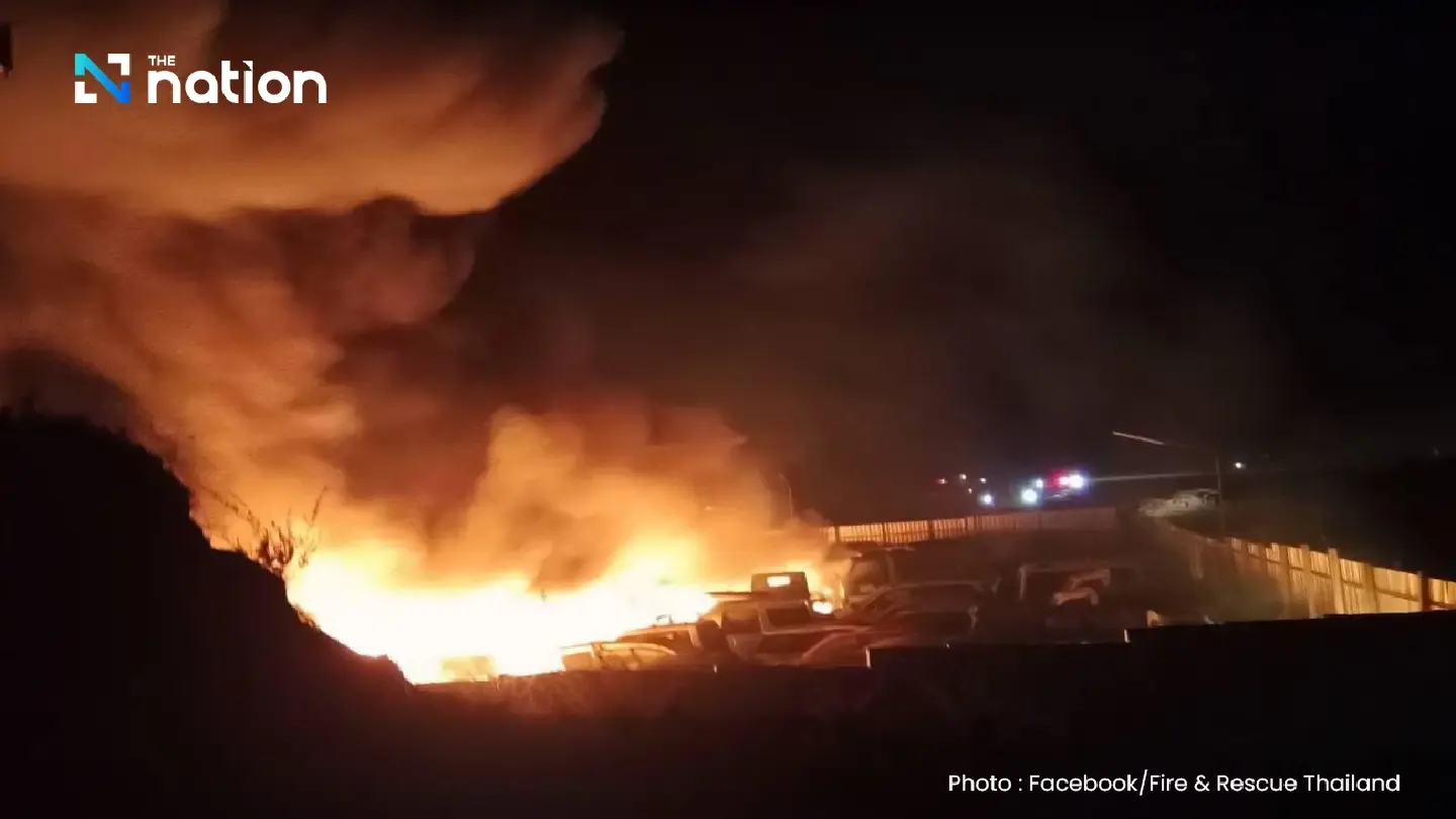 Over 300 impounded vehicles destroyed in Tak’s customs lot blaze Over 300 impounded vehicles destroyed in Tak’s customs lot blaze