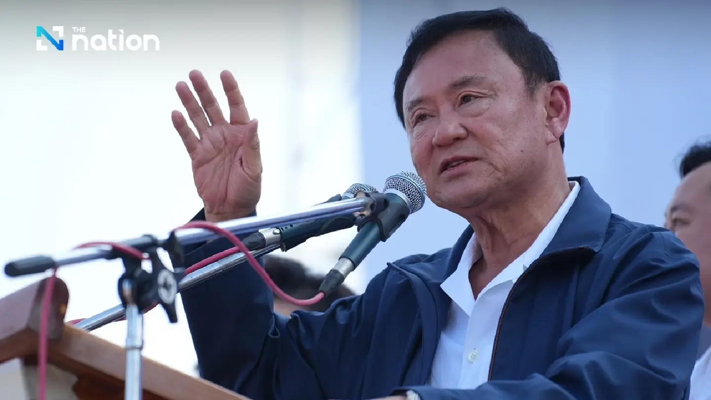 Thaksin says economic progress is stalled due to budget bottlenecks Thaksin says economic progress is stalled due to budget bottlenecks