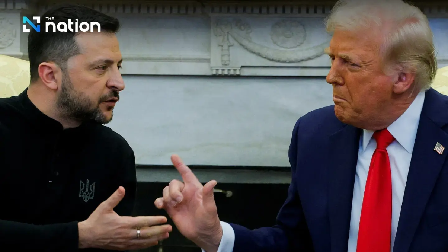 Trump and Zelensky clash, risking Ukraine's position in war with Russia (clip)