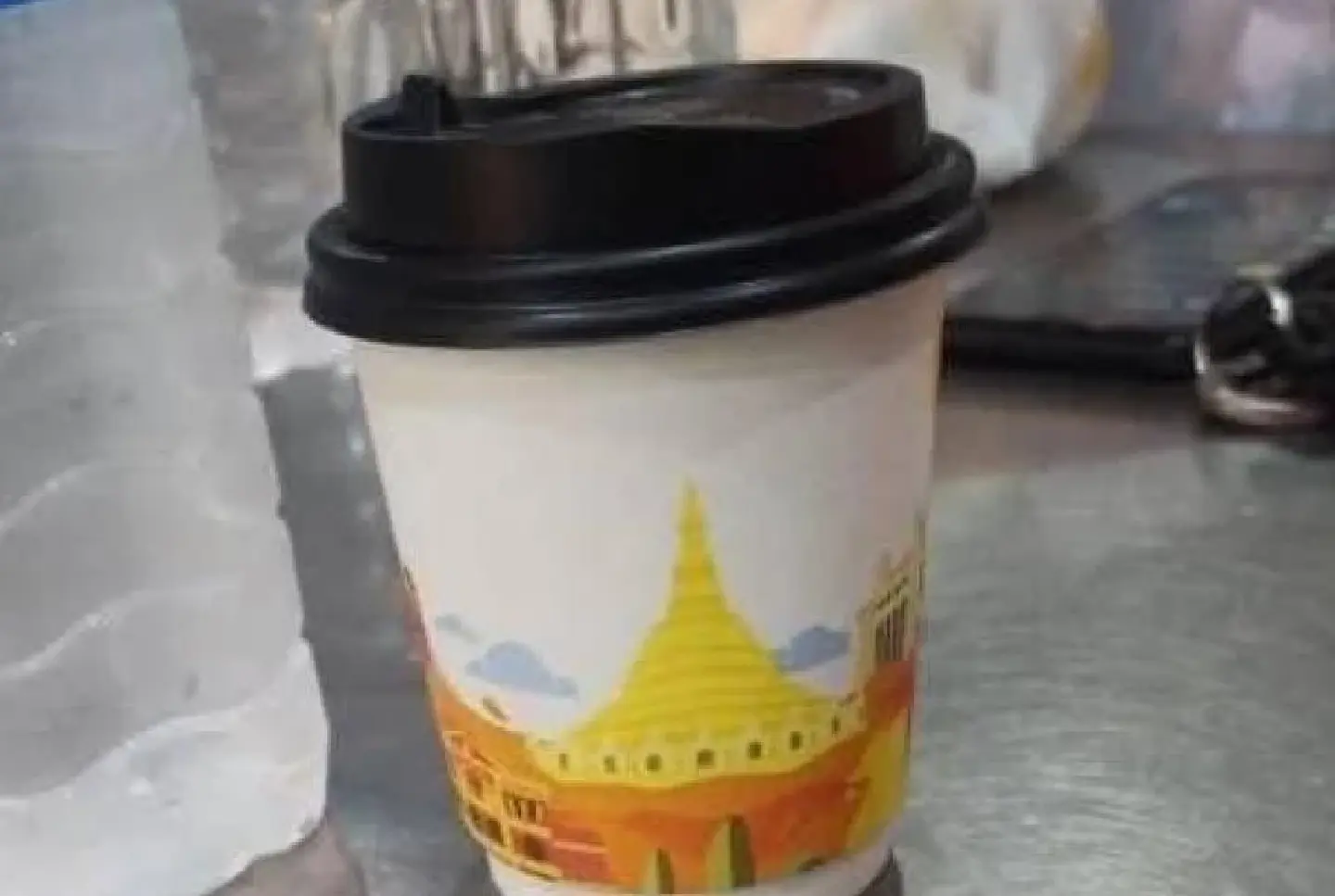 Myanmar seizes cups with pagoda images at Shwepalin restaurant