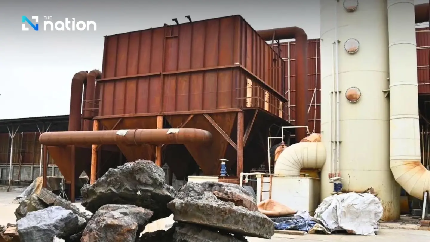Shuts down 4 factories for pollution turning salt fields black