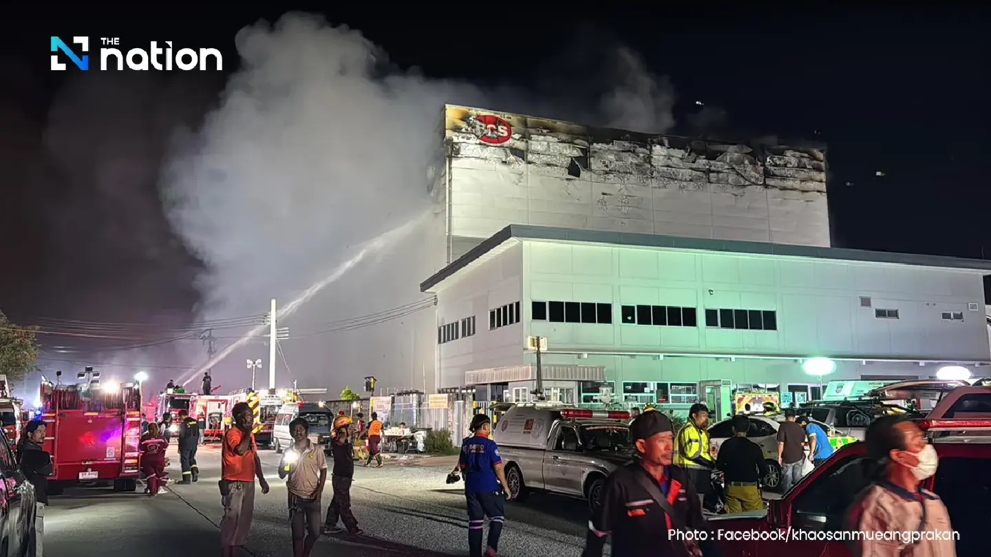 No ammonia leak from Samut Prakan warehouse blaze: operator