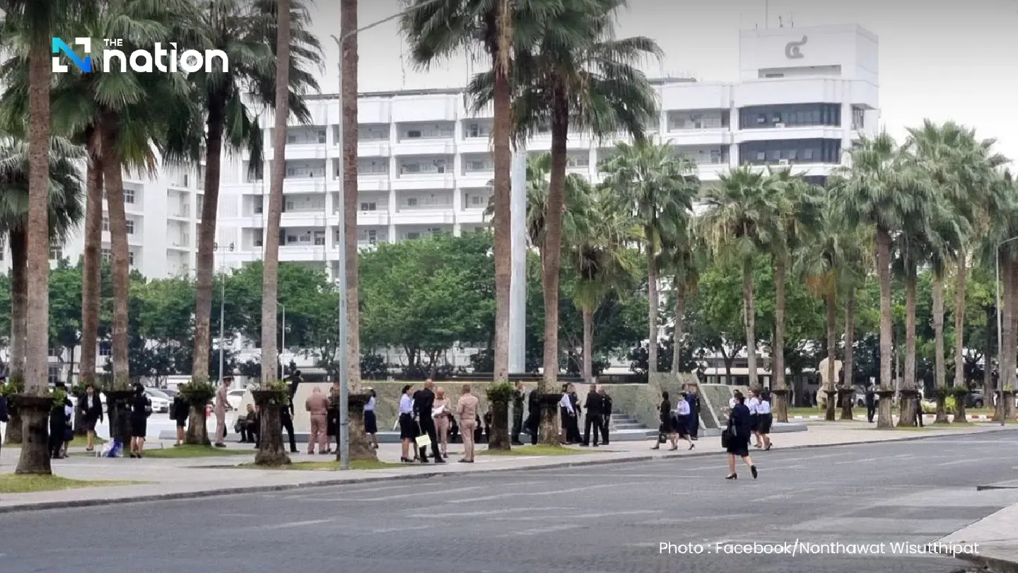 Panic over possible aftershock prompts evacuations at several Bangkok buildings Panic over possible aftershock prompts evacuations at several Bangkok buildings