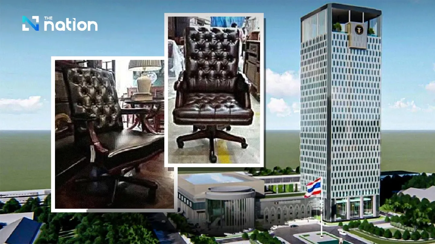 Fury Erupts Over THB100,000 Chairs in Collapsed Thai Audit Office Building Fury Erupts Over THB100,000 Chairs in Collapsed Thai Audit Office Building