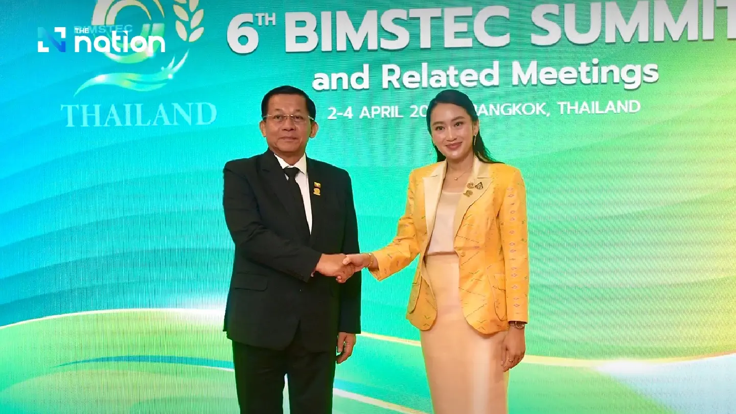 Thai PM, Myanmar leader discuss cross border cooperation at BIMSTEC Summit