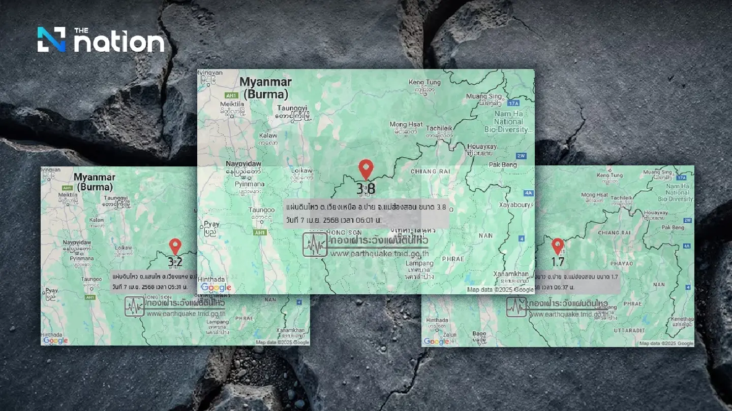Morning Quakes Rock Northern Thailand