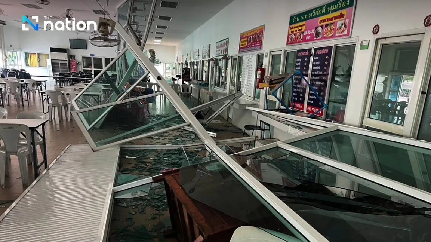 Air Force blames sudden gust of wind for cafeteria partition collapse