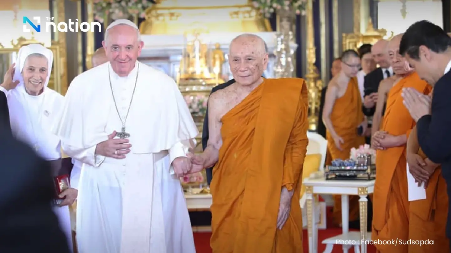 Supreme Patriarch expresses condolences on the passing of Pope Francis, remembers his visit to Thailand Supreme Patriarch expresses condolences on the passing of Pope Francis, remembers his visit to Thailand