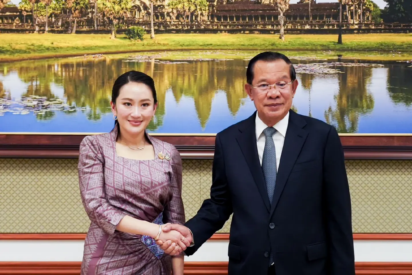 Paetongtarn meets Hun Sen to mark 75 years of diplomatic ties