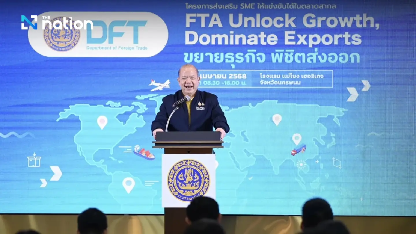 Thai Minister Champions Free Trade to Help Firms Weather Global Headwinds Thai Minister Champions Free Trade to Help Firms Weather Global Headwinds