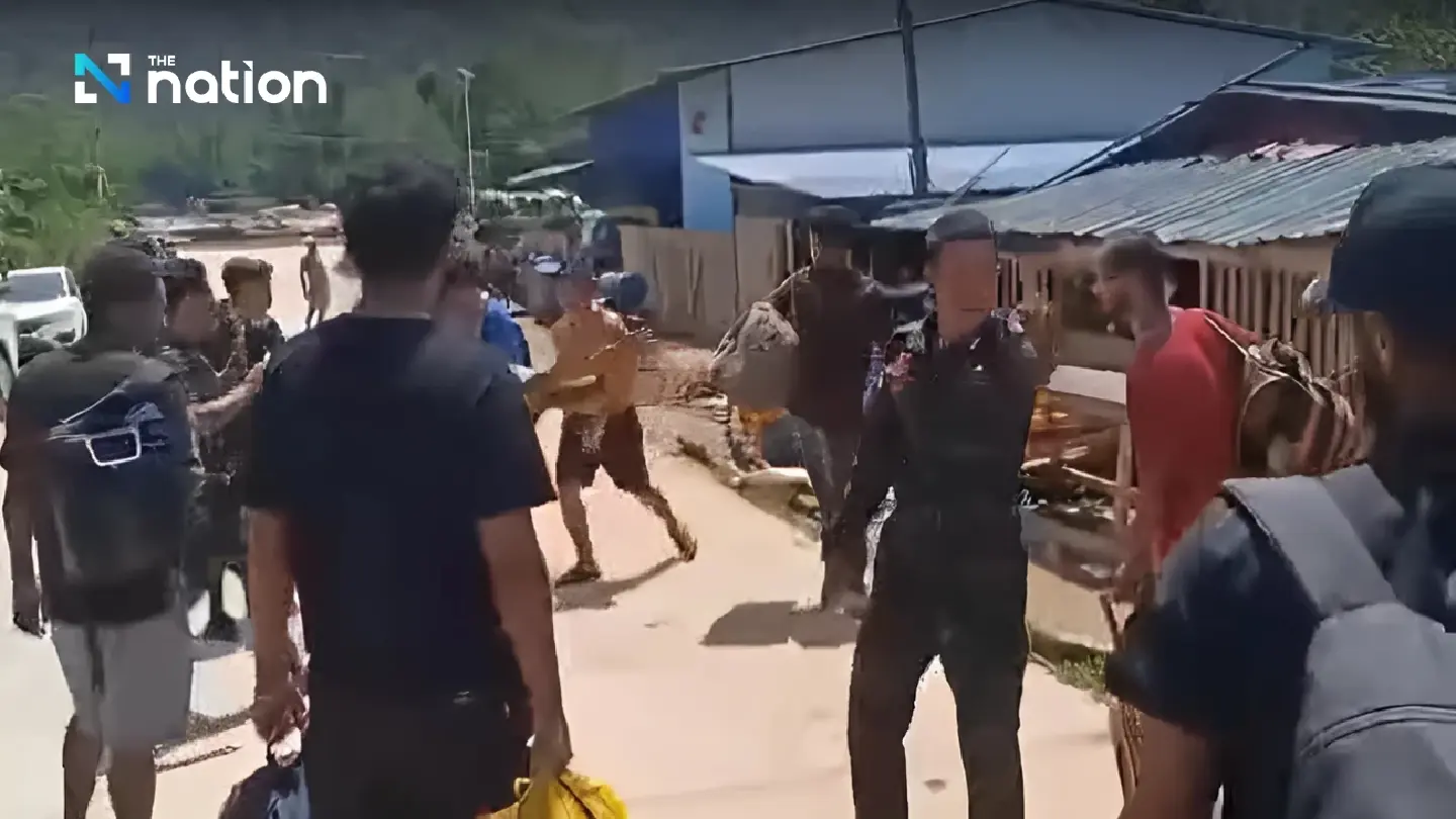 DKBA clash with foreign call centre scam suspects in Myanmar DKBA clash with foreign call centre scam suspects in Myanmar