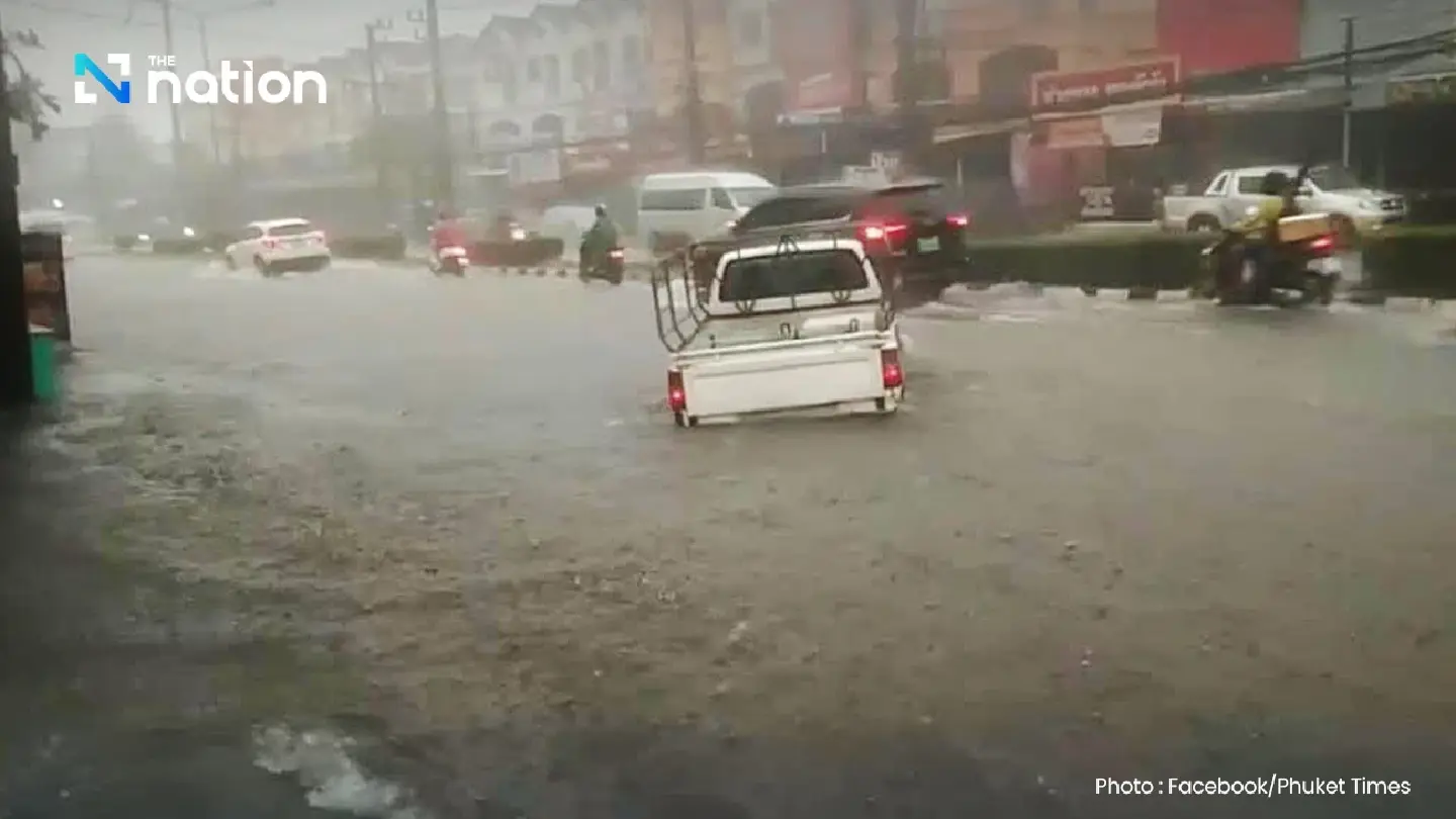 Phuket hit by flash floods after overnight downpour