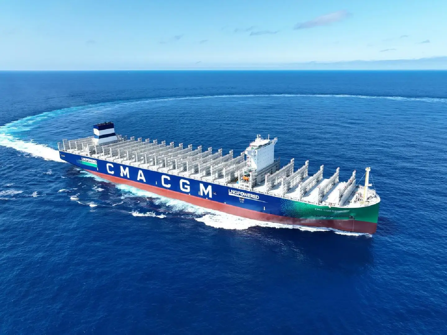 China delivers largest dual-fuel container ship in the world China delivers largest dual-fuel container ship in the world