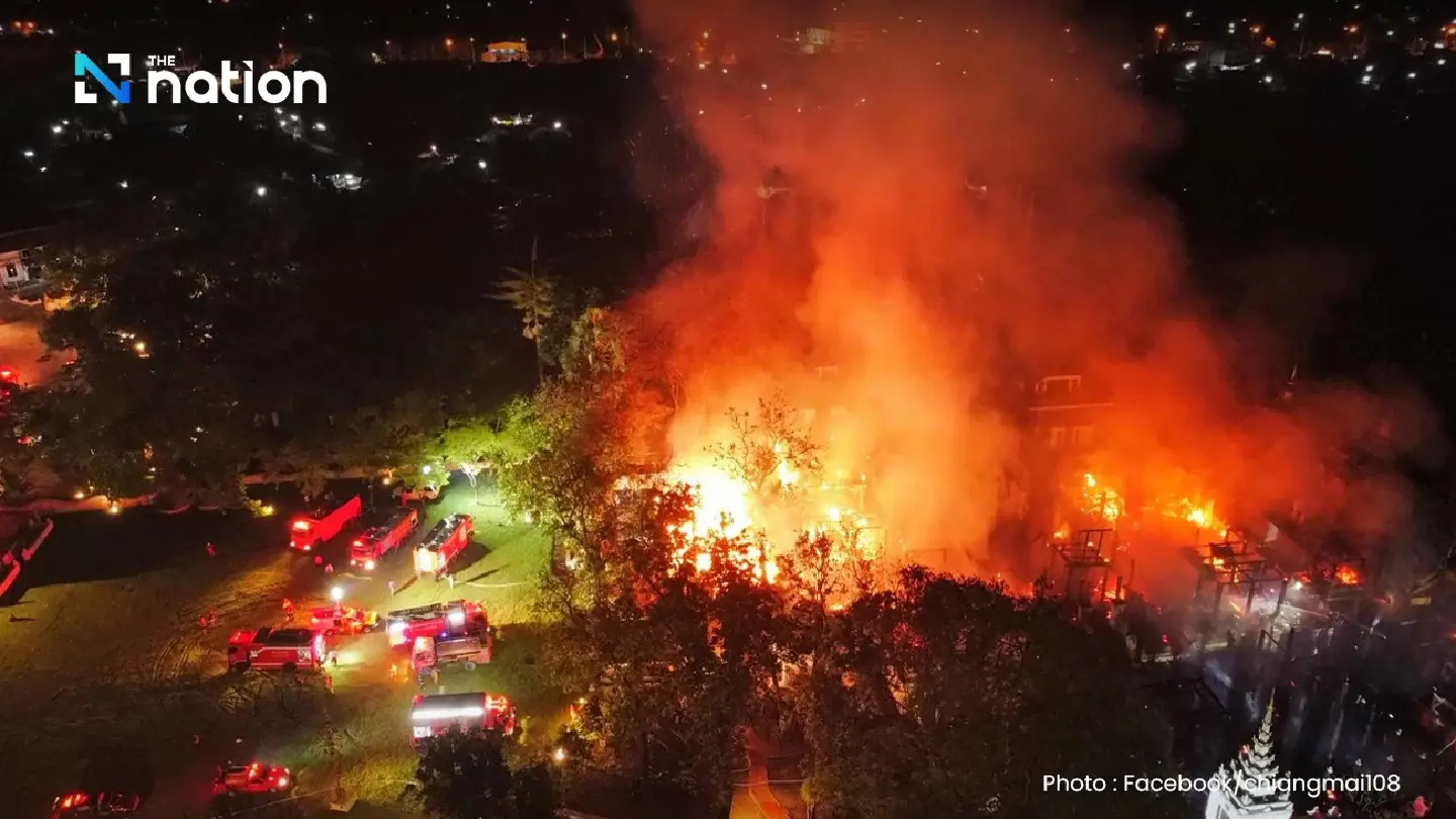 Fire breaks out at Chiang Mai’s iconic Dhara Dhevi Hotel — No injuries reported
