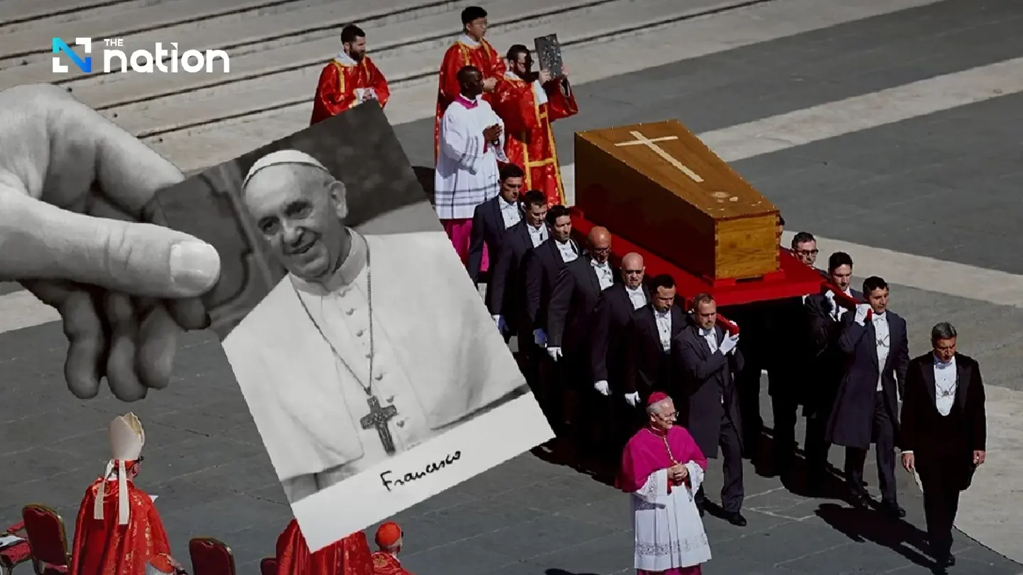 Pope Francis' funeral staged in front of St. Peter's Square Pope Francis' funeral staged in front of St. Peter's Square