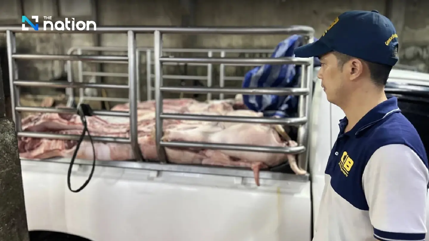 Police, Livestock Dept launch crackdown on illegal pork, seize 1.8 tons