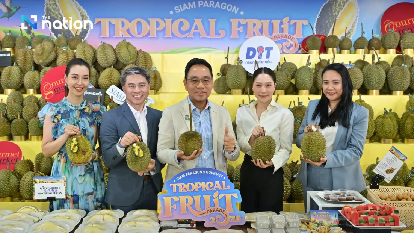 Siam Paragon supports local Thai farmers, offering the best of tropical fruit from over 78 sources nationwide at “SIAM PARAGON TROPICAL FRUIT PARADE 2025”