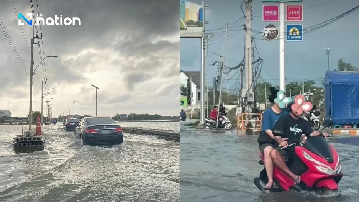 Samut Prakan’s coastal areas flooded as 4 other provinces warned of high tide
