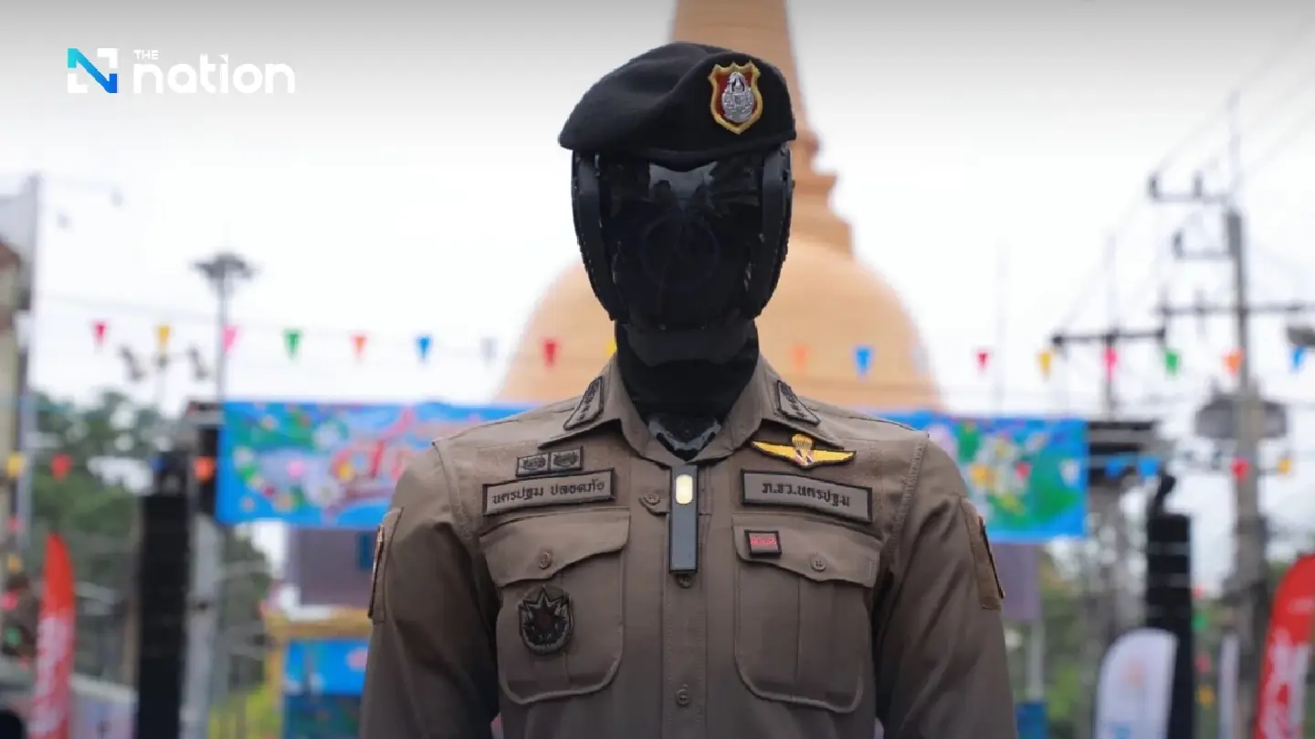 Thailand unveils “AI Police Cyborg 1.0”: Smart robot officer joins force to enhance Songkran safety