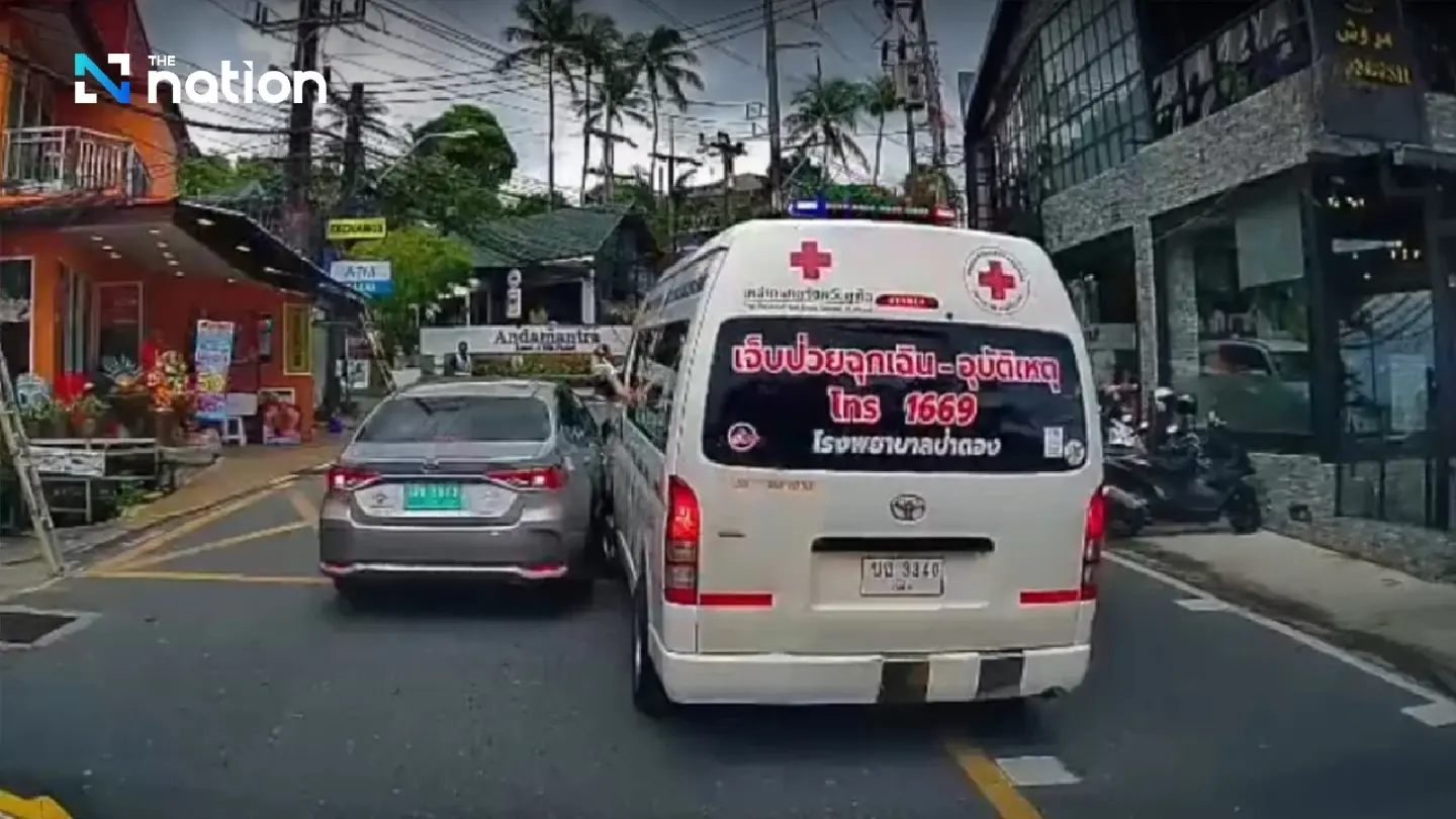 Phuket taxi driver faces charges after blocking ambulance, resulting in patient’s death