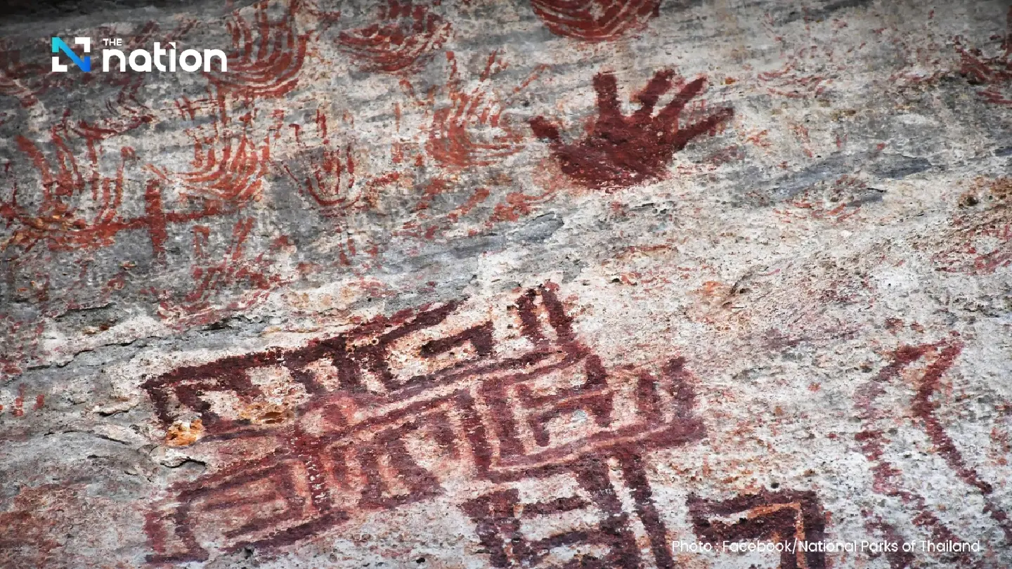 Mukdahan national park showcases 4,000-year-old rock paintings Mukdahan national park showcases 4,000-year-old rock paintings