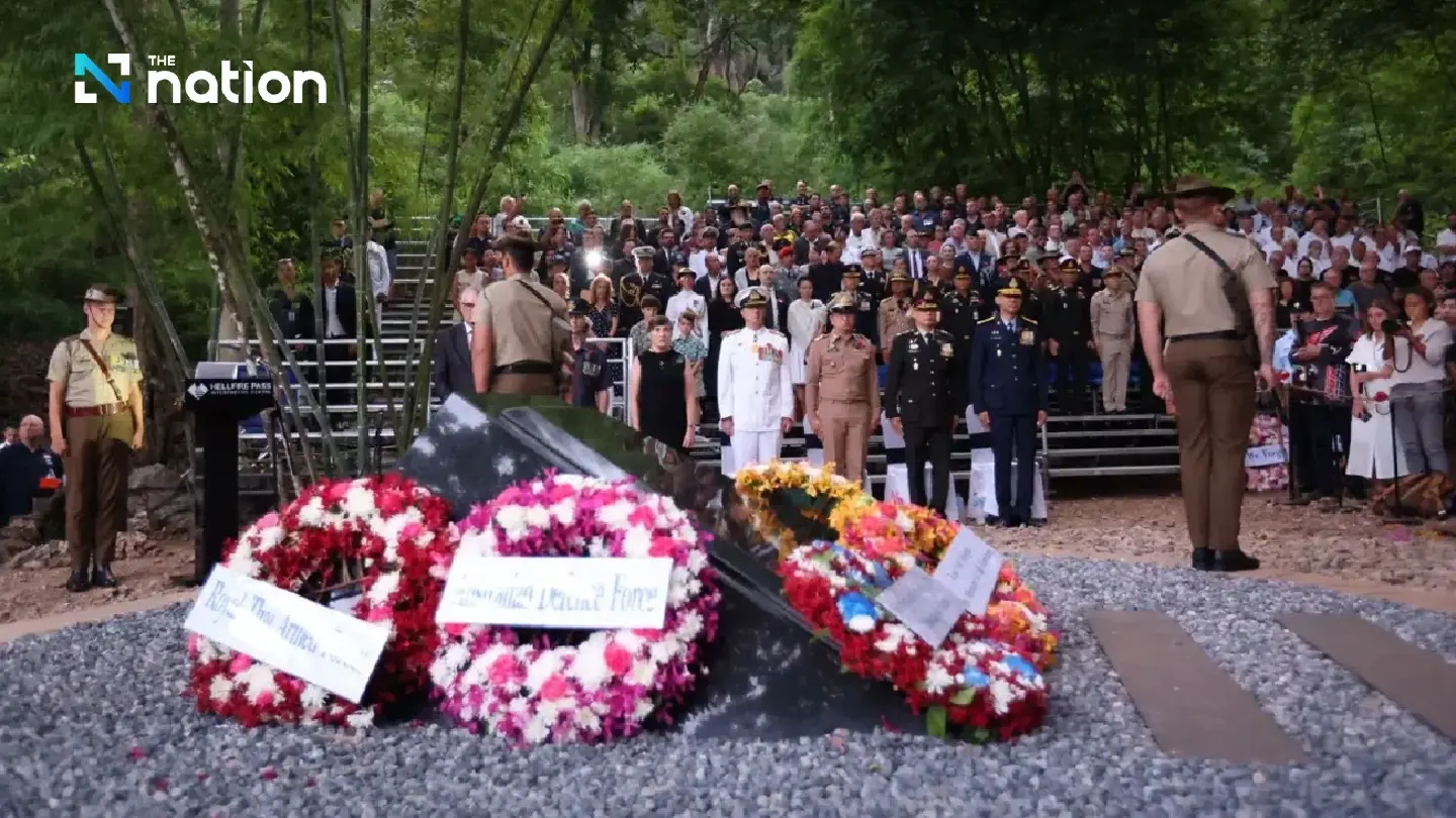 ANZAC Day Remembered at Thai Landmark: Australian and New Zealand Embassies Lead Crossroads Commemoration