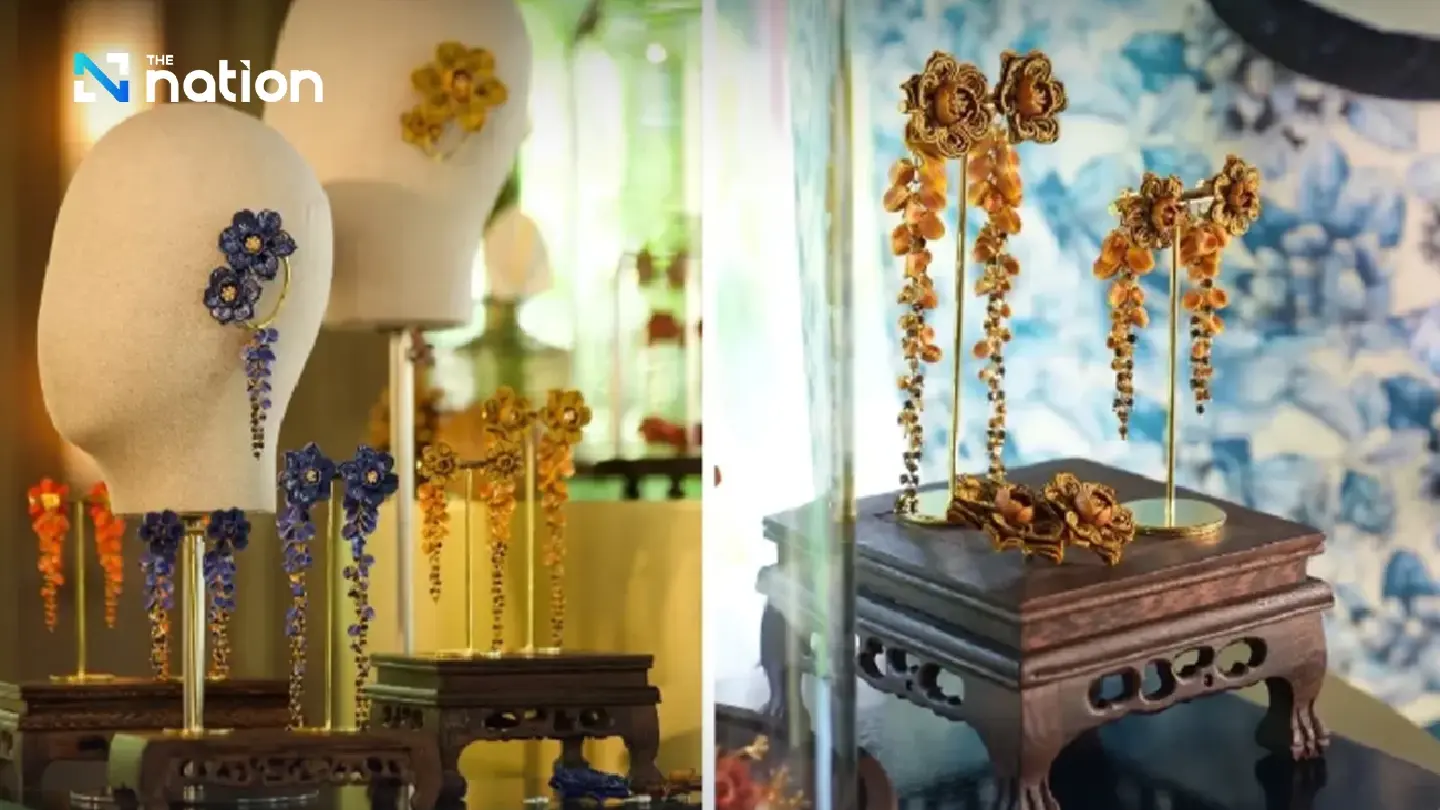 Jim Thompson and SARRAN conjure up silk jewellery inspired by Wat Arun