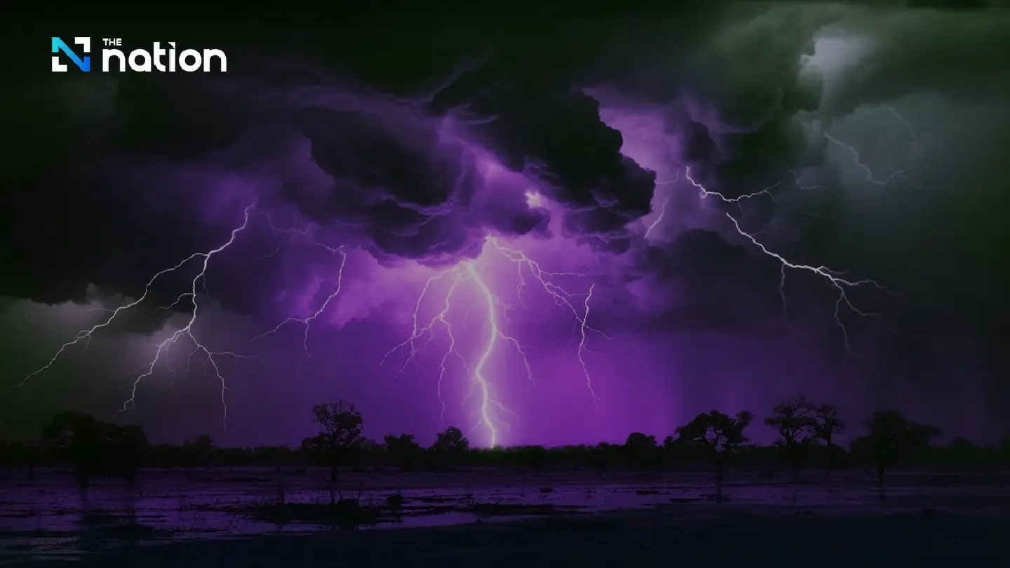 Hot day with isolated thundershowers forecast for upper Thailand Hot day with isolated thundershowers forecast for upper Thailand