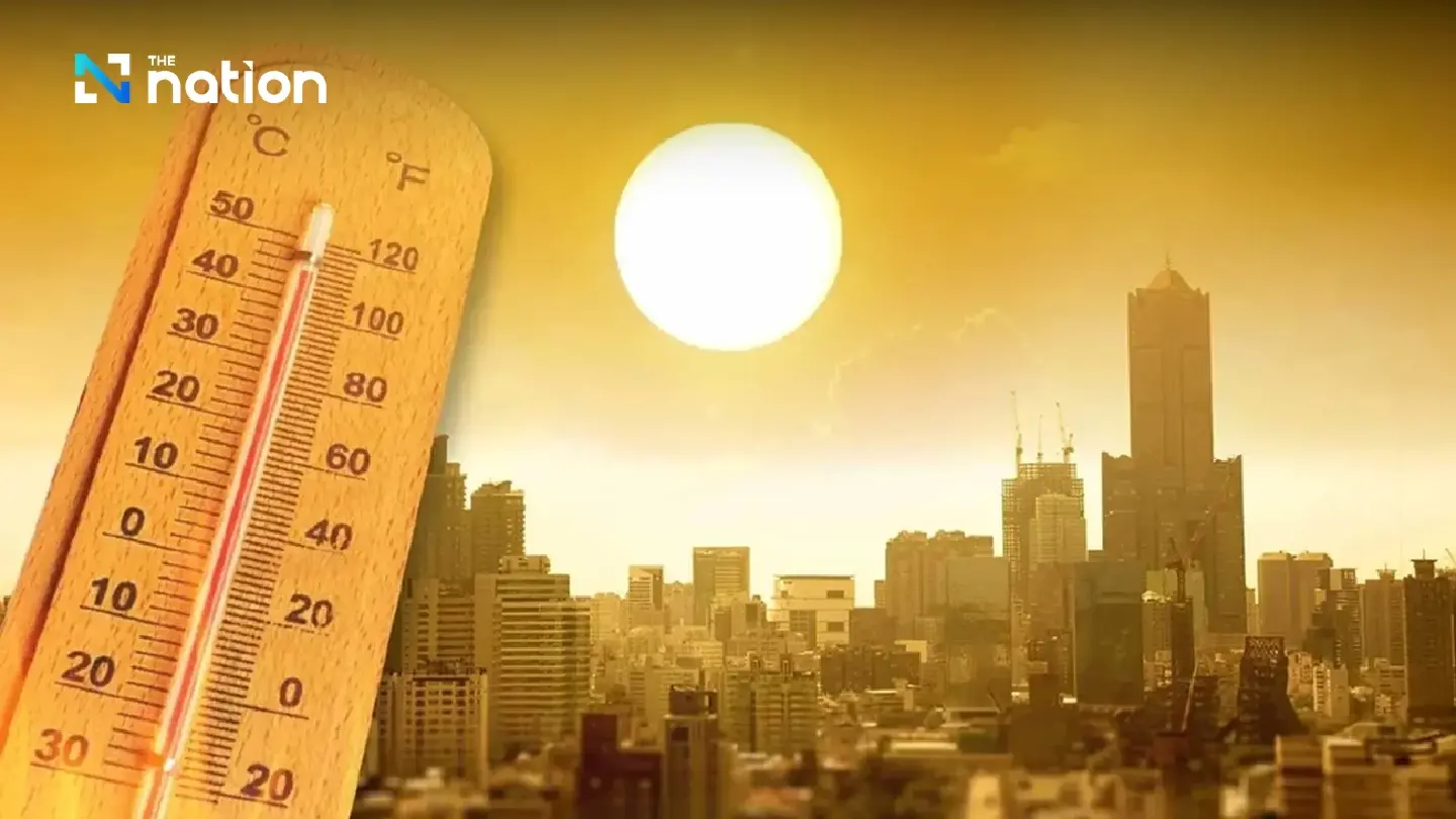 Scorching heat and isolated thundershowers expected across Thailand