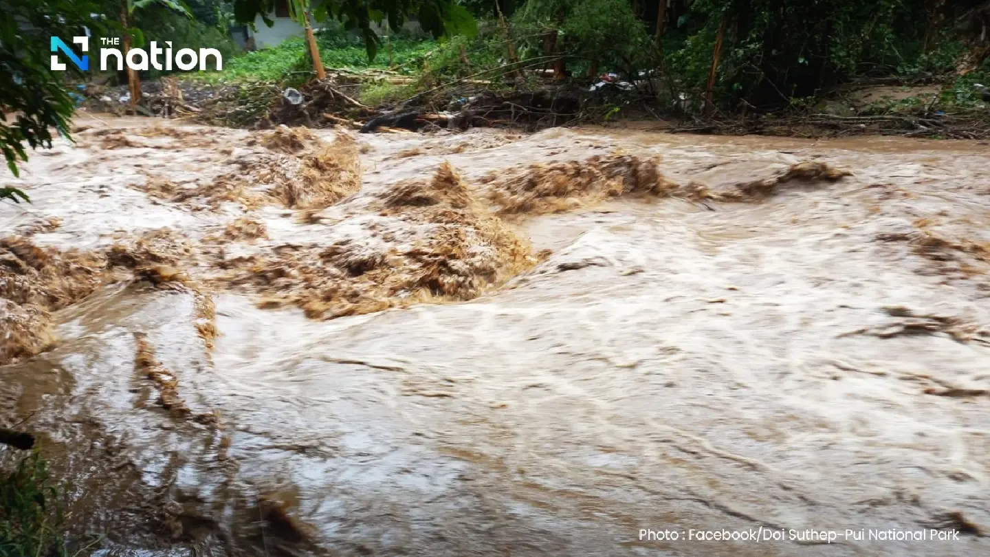 Three waterfalls closed in Doi Suthep-Pui National Park due to flooding