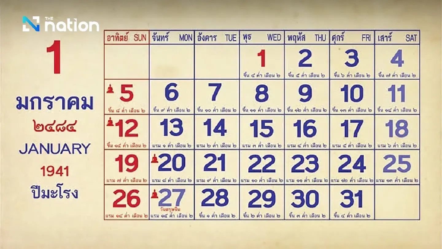 Thailand’s missing months: when 1940 lasted only nine Thailand’s missing months: when 1940 lasted only nine