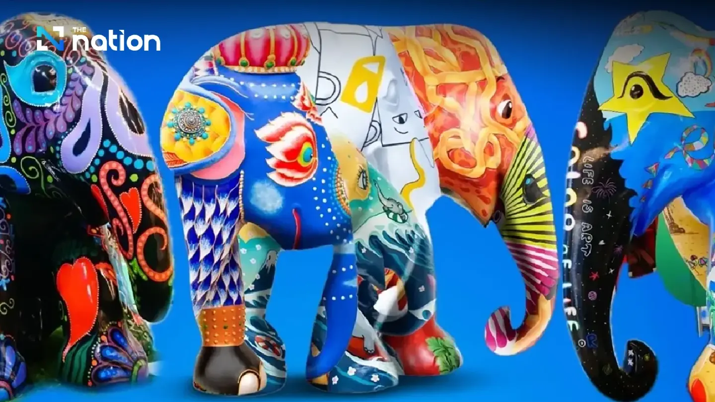 Fantasy elephant sculptures reflect culture at the Art of Chang exhibition