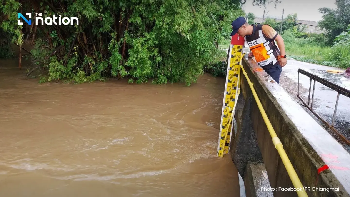 Chom Thong villages warned of sudden flooding from rising Mae Klang River