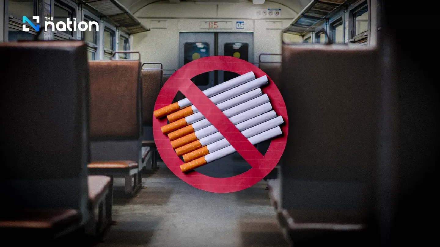 SRT enforces no-smoking policy on trains and stations, fines up to THB5,000 for violations SRT enforces no-smoking policy on trains and stations, fines up to THB5,000 for violations