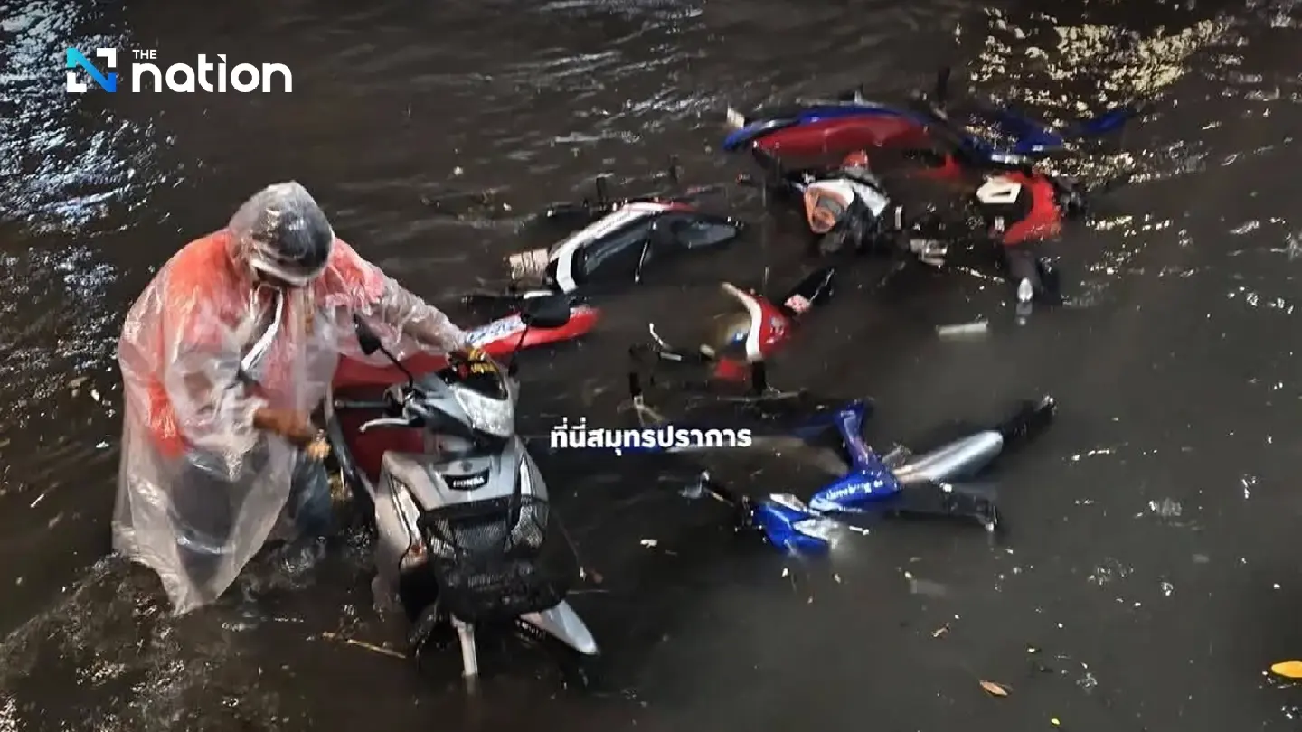 Severe summer storm batters Bangkok with heavy rain and flooding