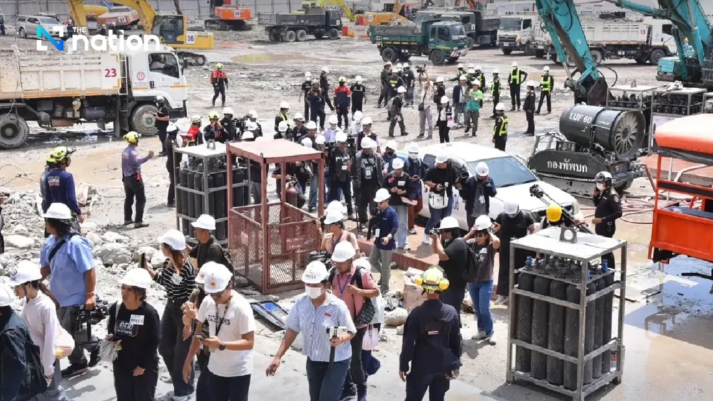 13 still missing as search continues at collapsed building in Bangkok