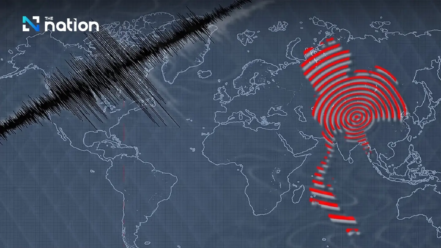 6 mild quakes recorded in Myanmar, northern Thailand 