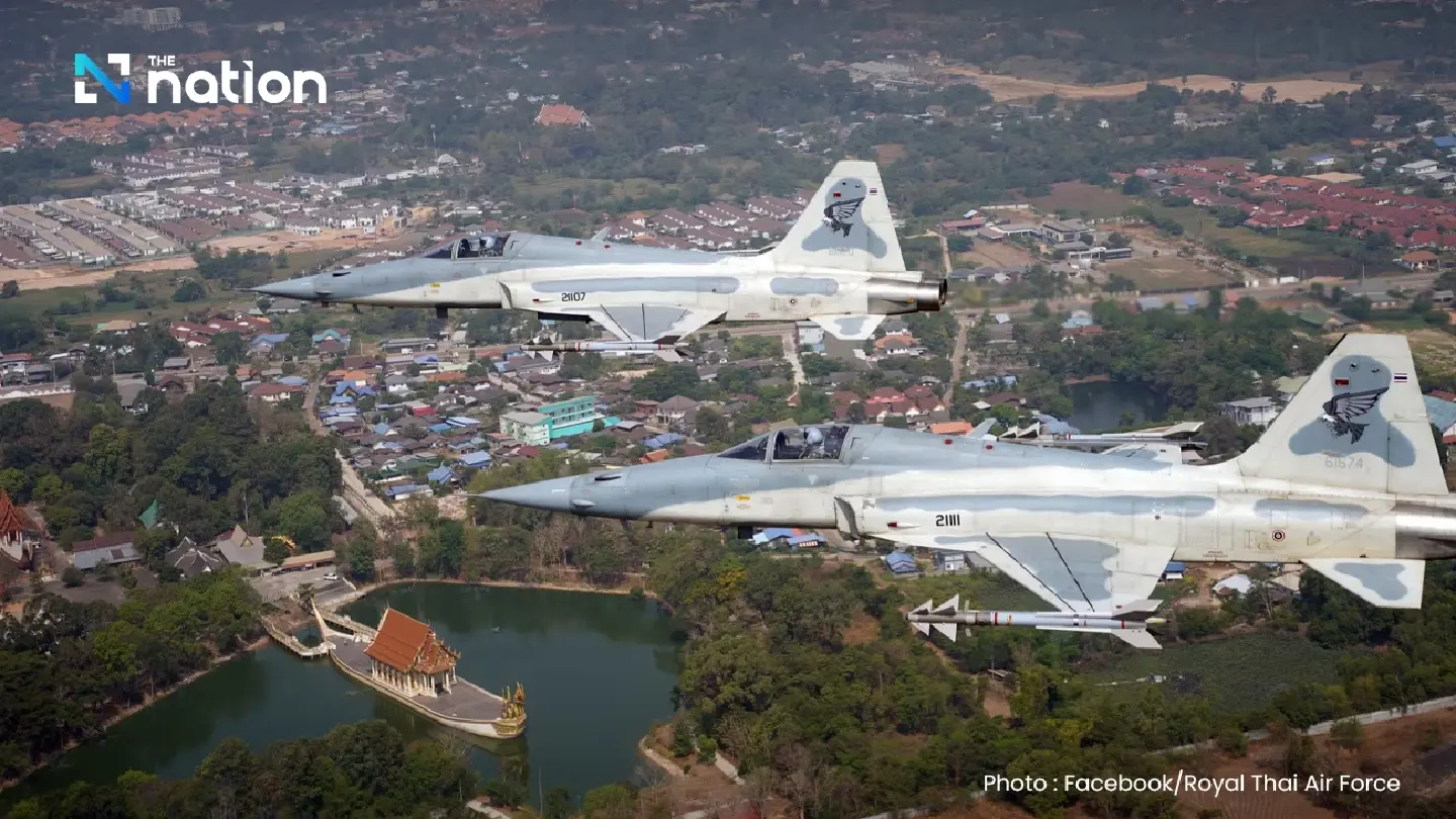 RTAF demonstrates combat readiness with F-5TH jets after border clash