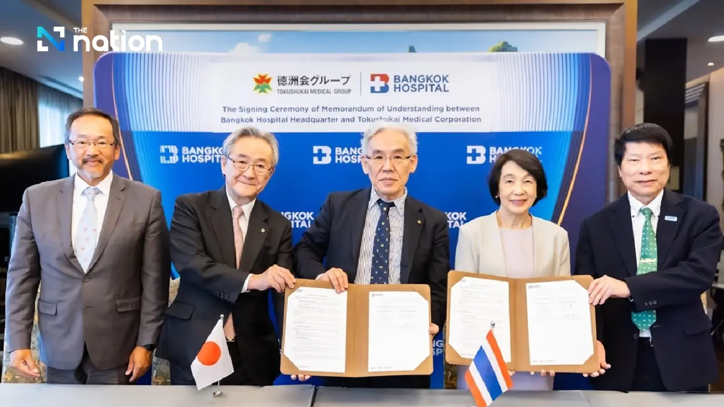 Bangkok Hospital Headquarters Joins Forces with Tokushukai Medical Corporation from Japan, Signing MOU to Advance International Medical Services and Research