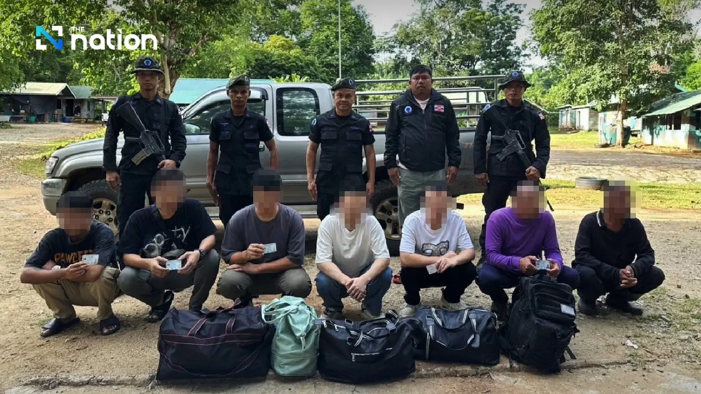 Three Thais, two Chinese stopped from sneaking into Cambodia to work in casinos
