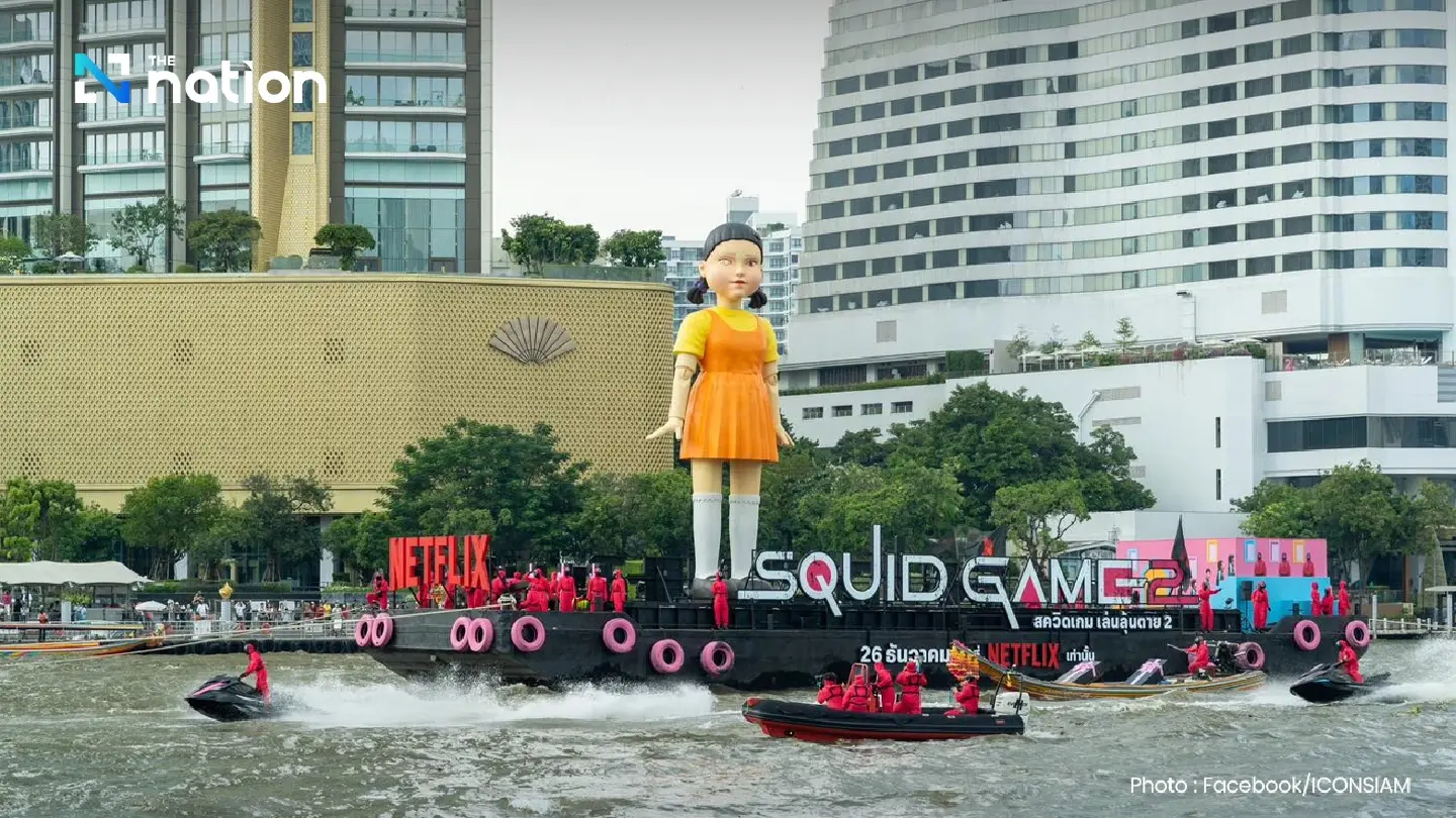 Giant "Squid Game" Dolls Land in Bangkok for Final Season Spectacle