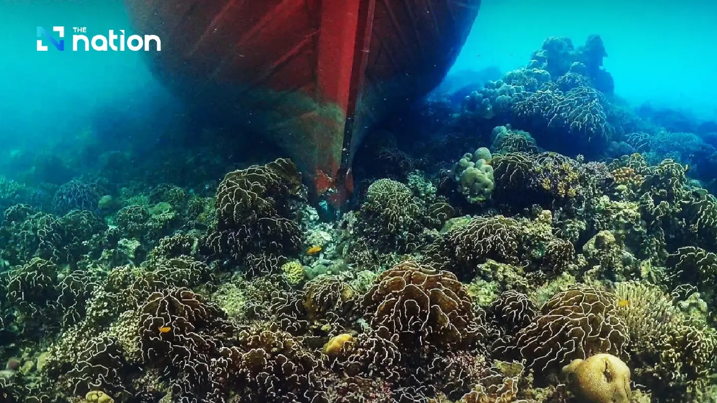 Urgent action after Myanmar cargo ship runs aground near Surin Islands, damaging coral reefs and threatening marine life