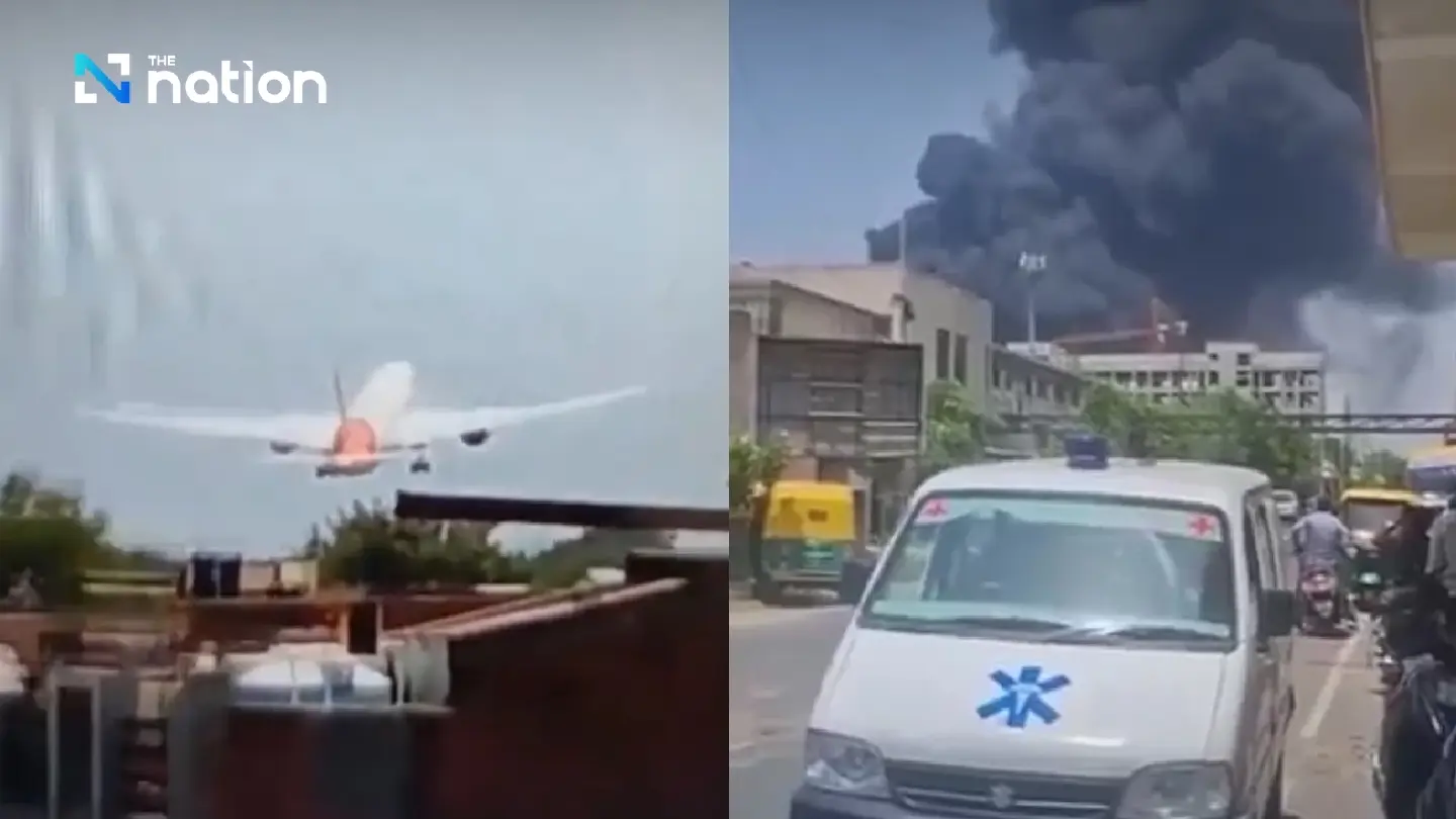 Air India London-Bound Jet Crashes Near Ahmedabad Airport Air India London-Bound Jet Crashes Near Ahmedabad Airport