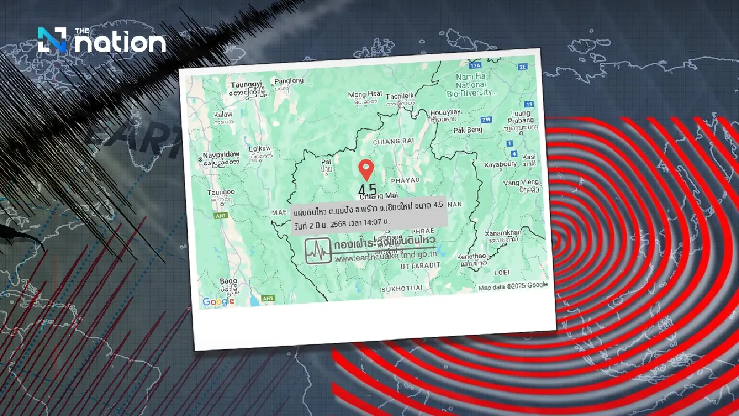 4.5-magnitude earthquake strikes Chiang Mai