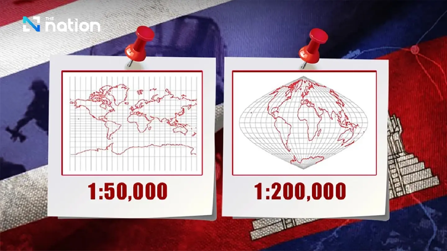 Thai-Cambodian border row: does 1:50,000 or 1:200,000 mapping give the edge?