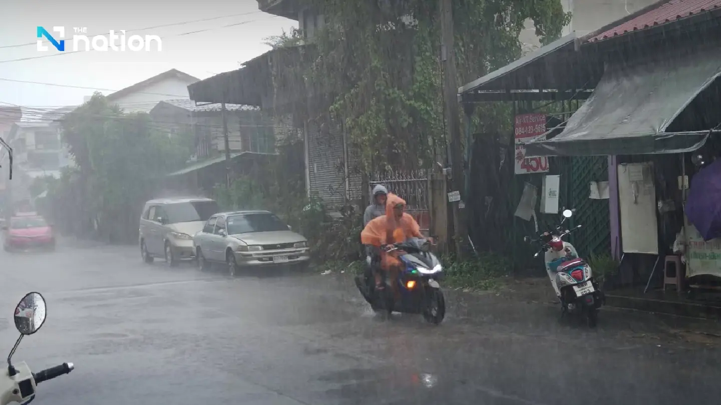 Southwest monsoon strengthens, heavy rain expected in Eastern, Northeastern, and Southern Thailand